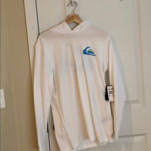 White quicksilver hoodie